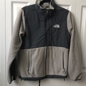 Grey north face jacket